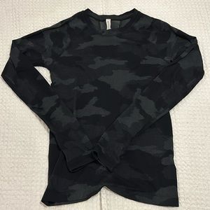 Athleta long-sleeve workout top